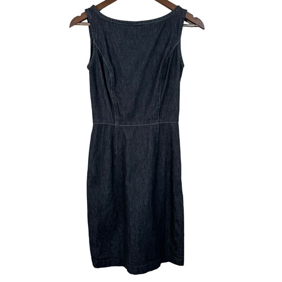 Ana‎ Sui 2 Denim Sleeveless Dress Capsule Classic Preppy - Picture 1 of 12
